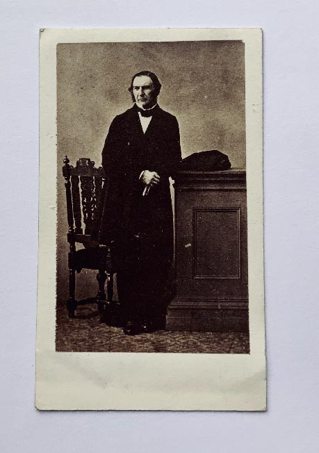 circa 1860's-70's carte de visite photograph of British Prime Minister Gladstone